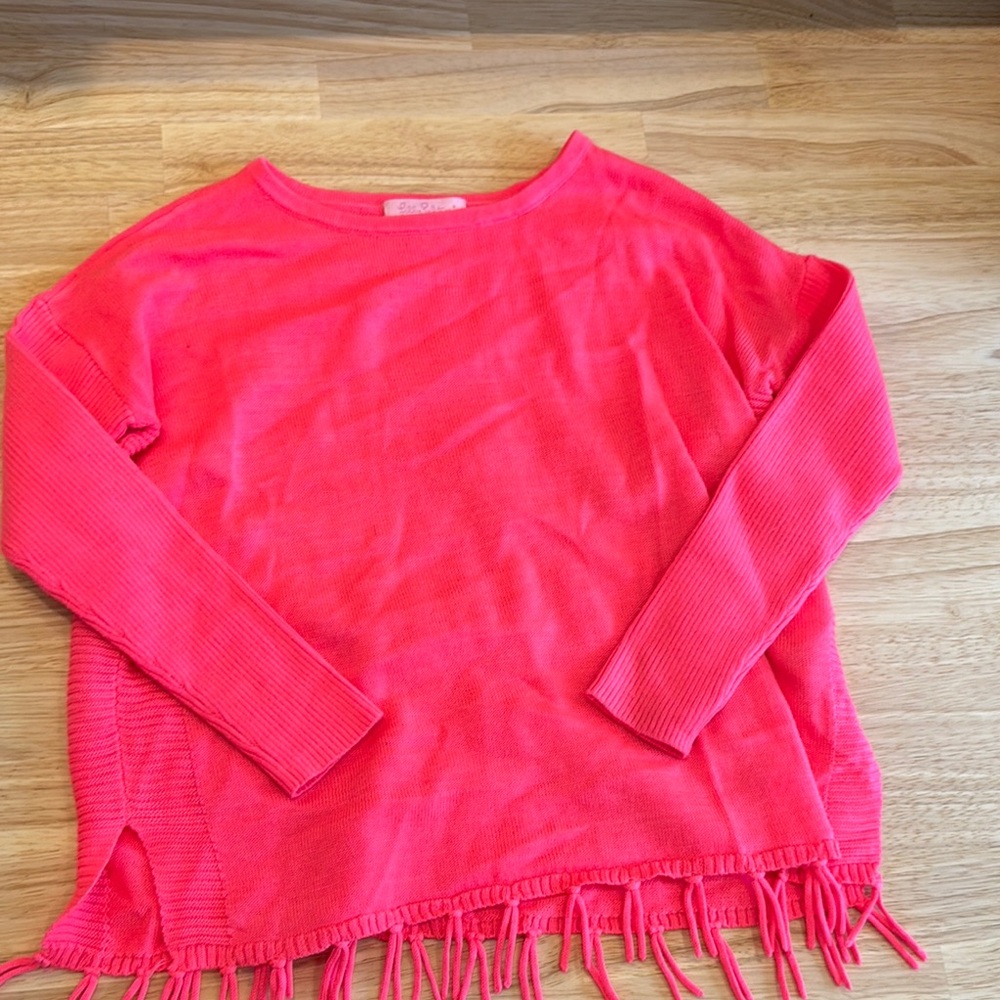 6/7 Girls Lilly Pulitzer Vibrant Pink Knit Top